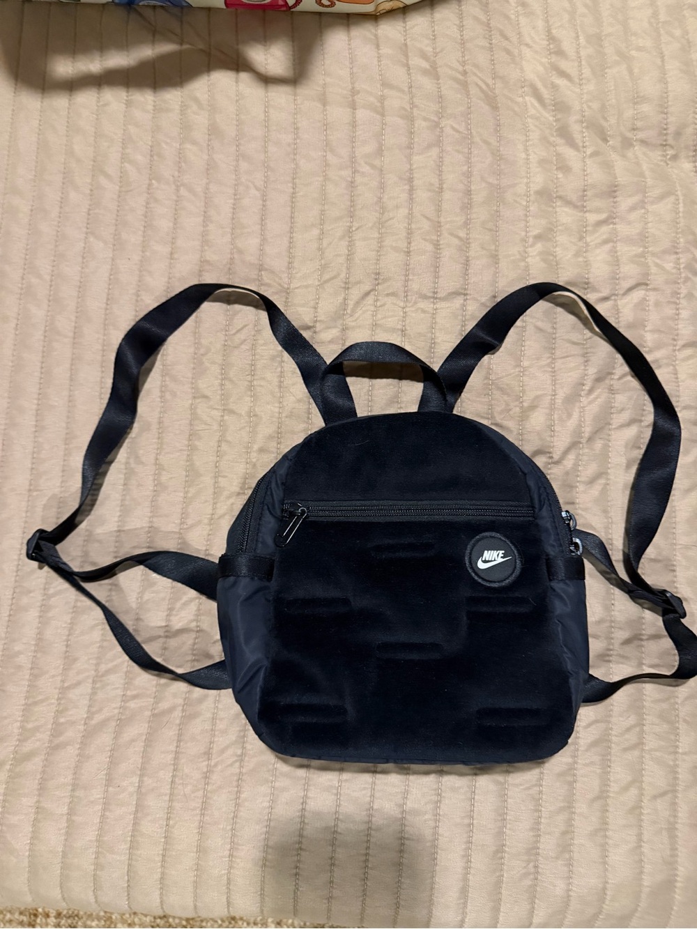 Nike black Velvet Mini Backpack